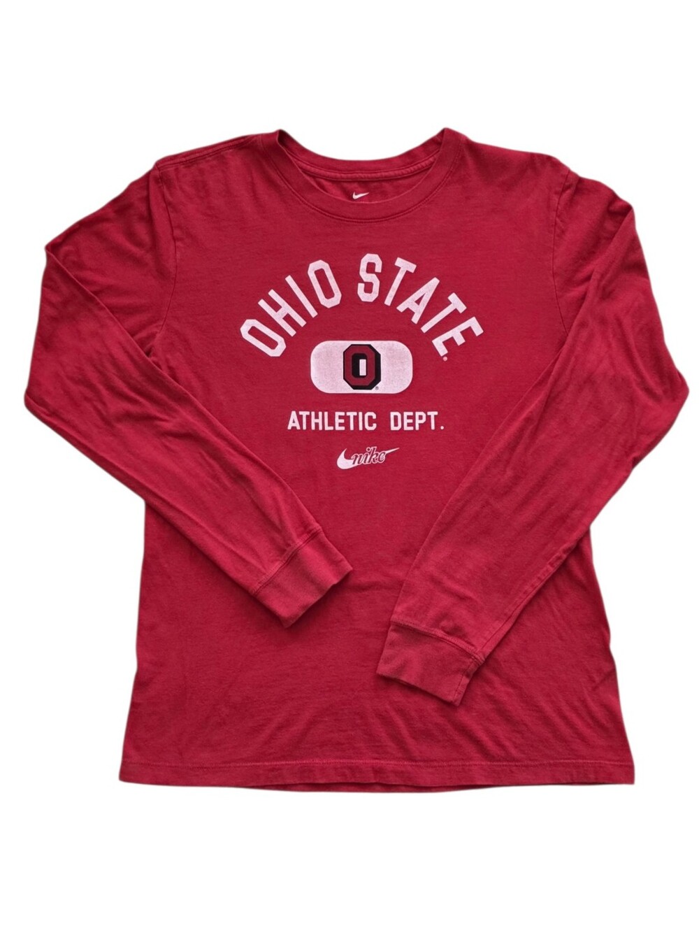 Ohio State Buckeyes Nike Small Red Athletic Dept Big Ten Game Day Shirt Unisex